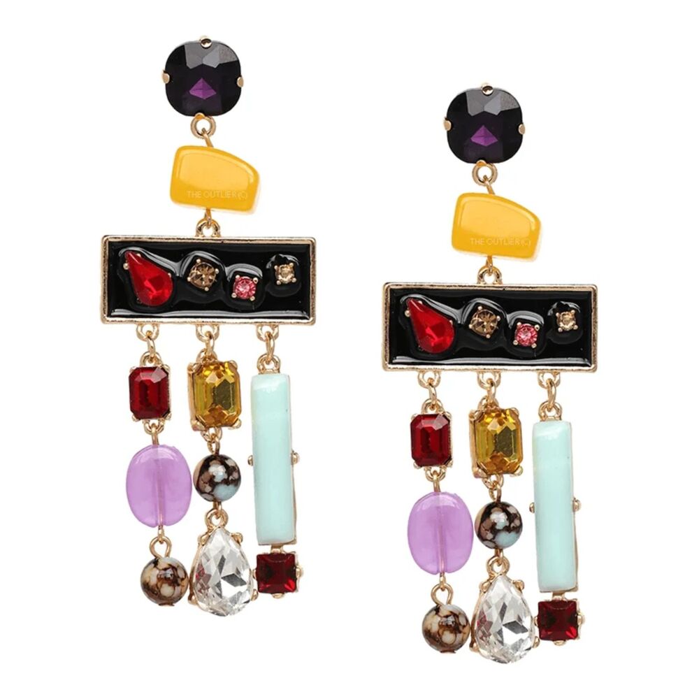 Petit Moments Dangle Earrings NWT Dopamine Dressing Maximalist